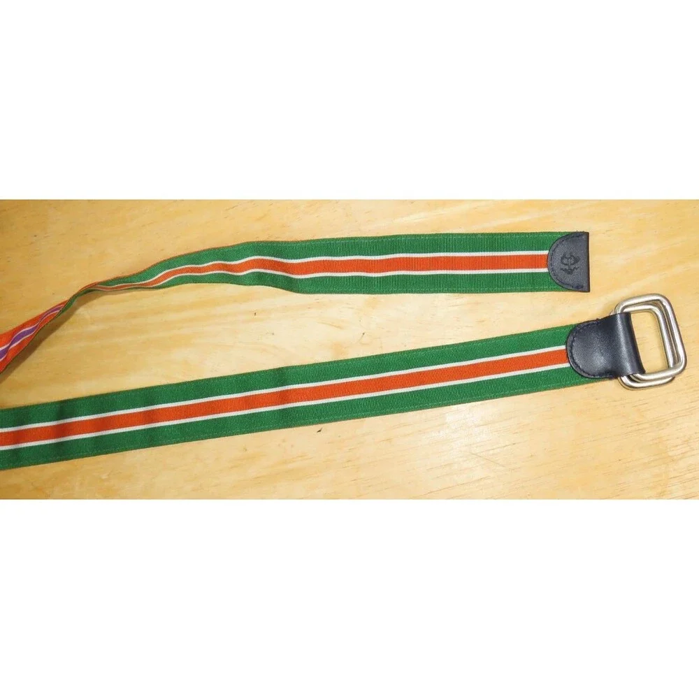 Brooks Brothers Grosgrain Social Primer Collection Reversible Ribbon Belt Medium